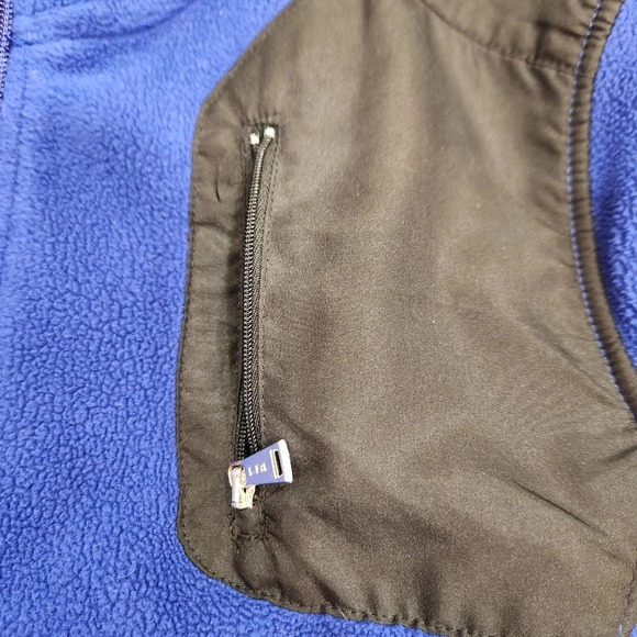 L-RL Lauren Active Ralph Lauren Mens Size Large Blue Fleece Jacket Fu… - Picture 4 of 12